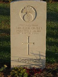 Salonika (Lembet Road) Military Cemetery - Cutler, John Isaac